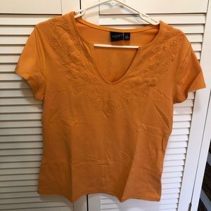 Ladies orange Sonoma T shirt
